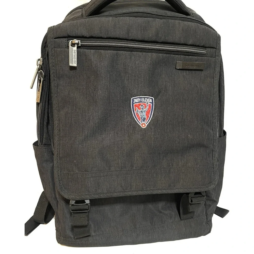 Samsonite Modern Utility Double Shot Laptop Backpack Charcoal Heather